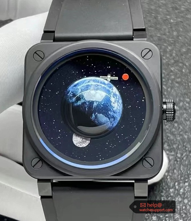 Bell & Ross BR 03 ASTRO Black Ceramic Space Astronaut Watch