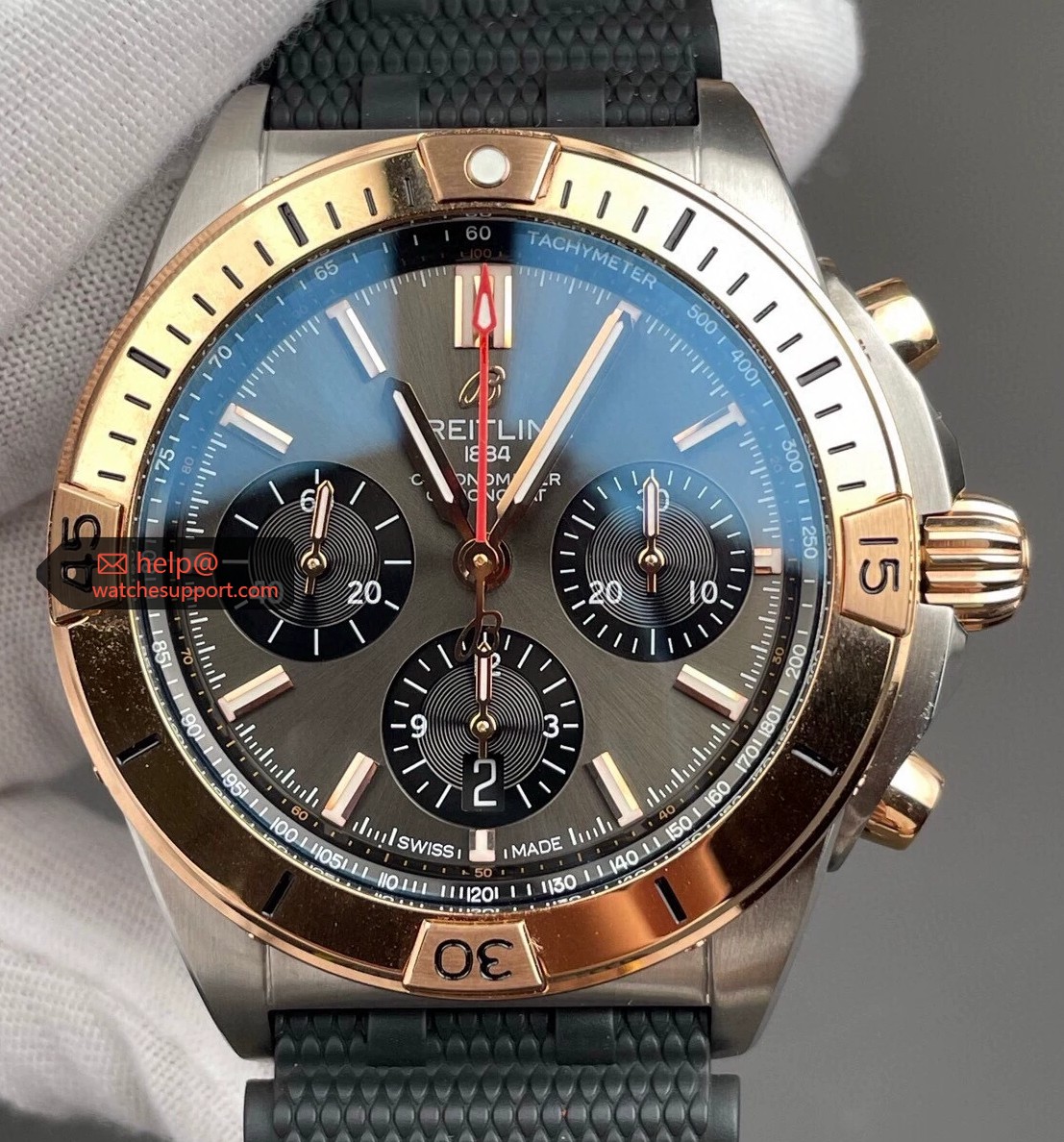 Breitling Chronomat B01 42mm Two-Tone Grey Automatic Chronograph