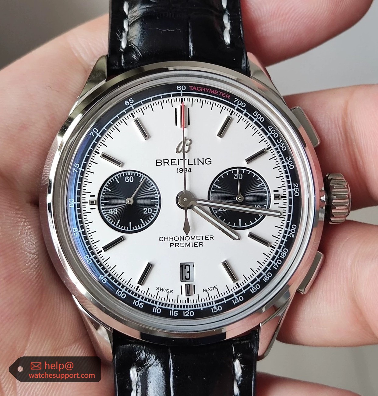 Breitling Premier B01 Chronograph White Panda Dial 42mm