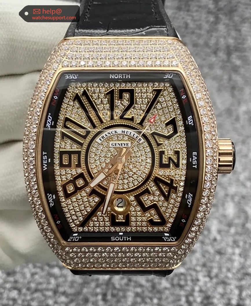 Franck Muller Vanguard V45 SC DT Full Diamond