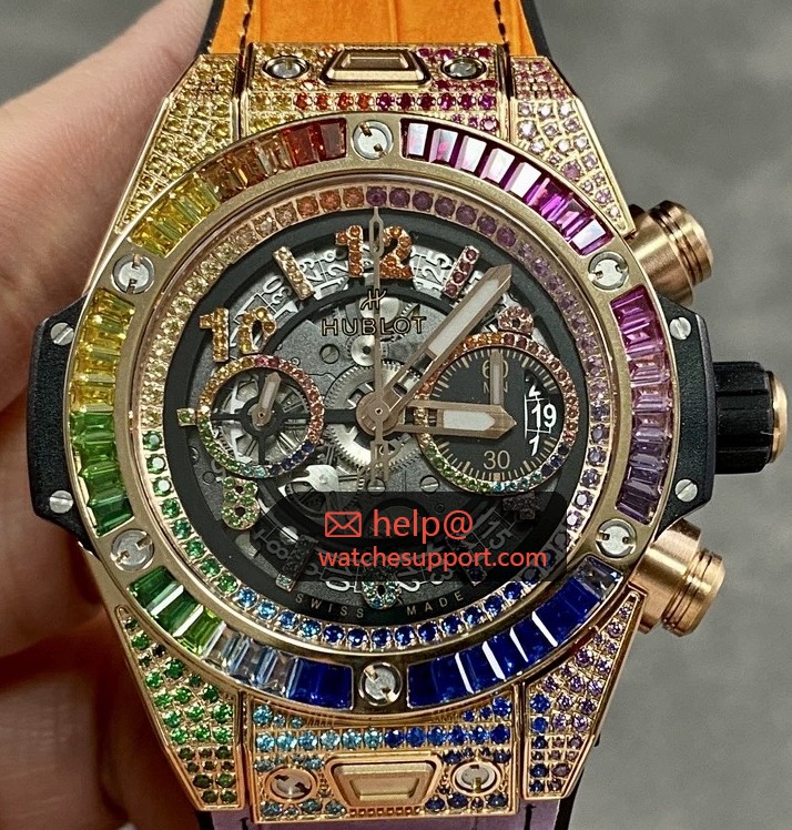 Hublot Big Bang 415.NX.1112.VR.MXM16 Sang Bleu Rainbow 45mm