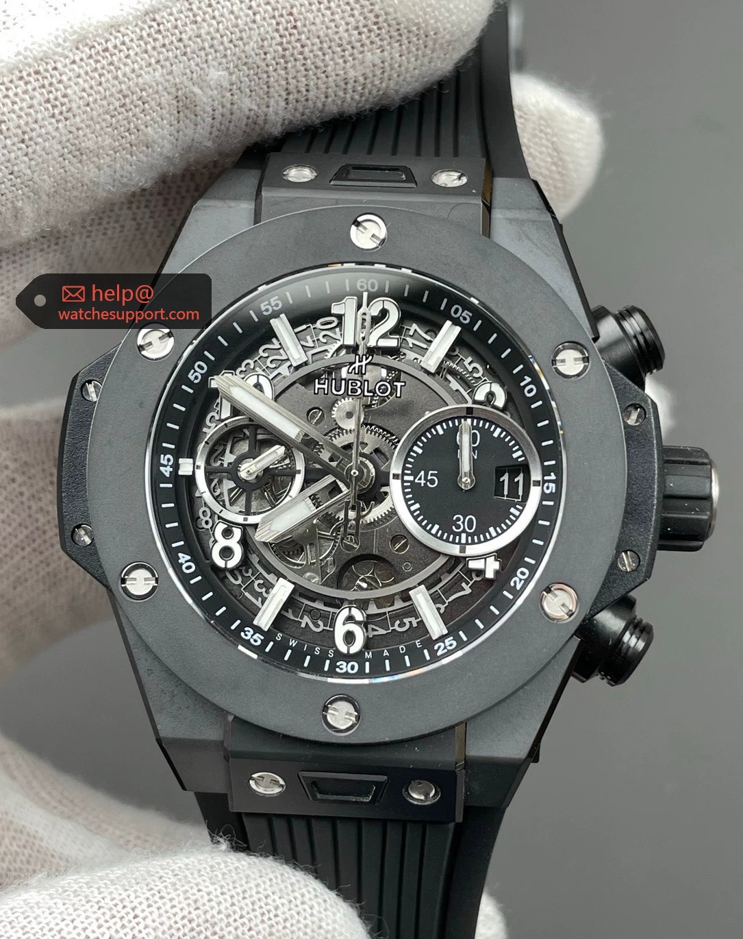 Hublot Big Bang Unico Black Ceramic Skeleton 44mm