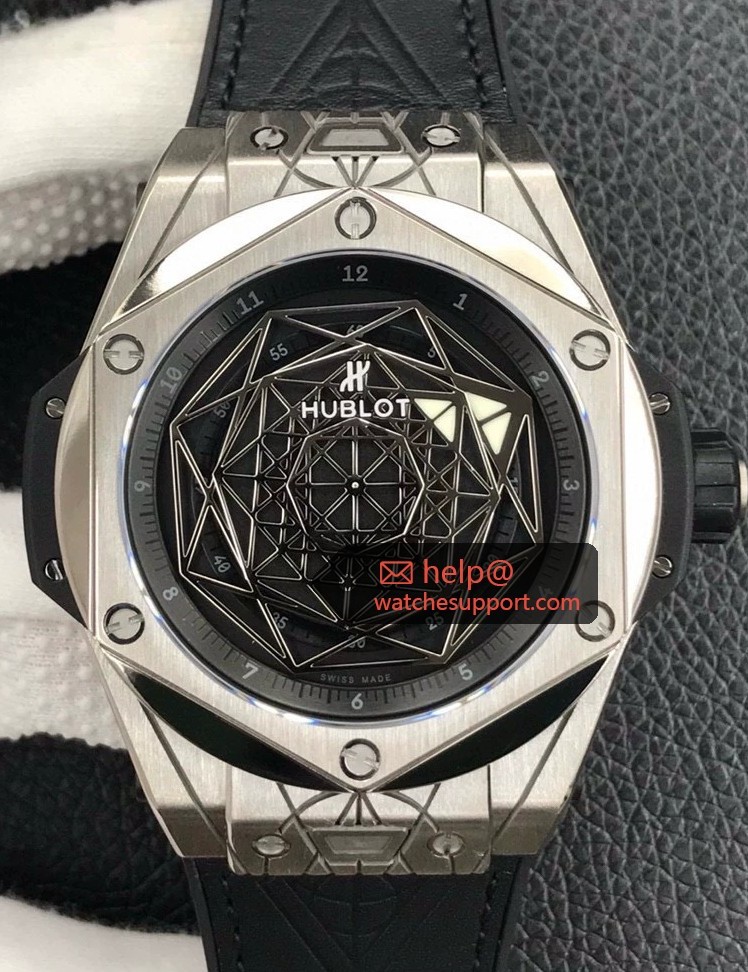 Hublot Big Bang Unico Sang Bleu II Tattoo Titanium 45mm