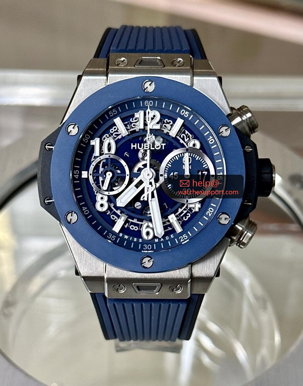 Hublot Big Bang Unico 421.NL.5170.RX Blue Ceramic Titanium