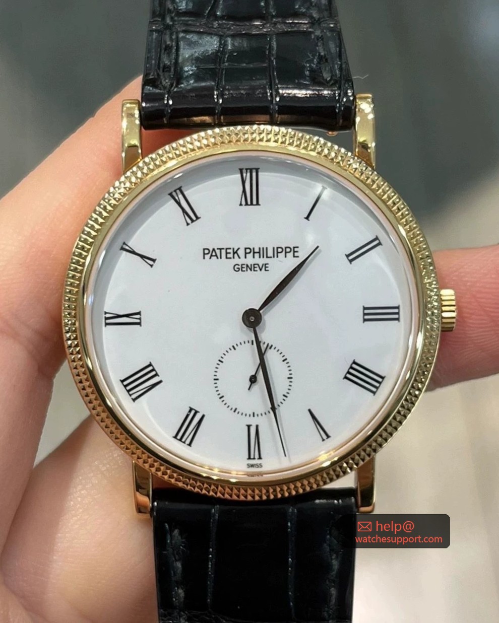 Patek Philippe Calatrava 5119R-001 Rose Gold White Dial Roman Numerals