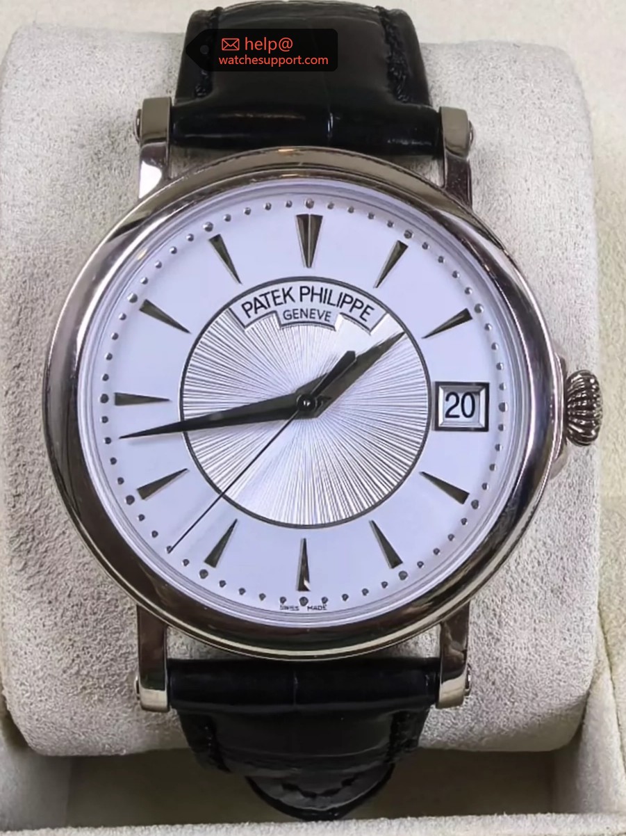 Patek Philippe Calatrava 5153G White Gold White Dial Officer’s Caseback