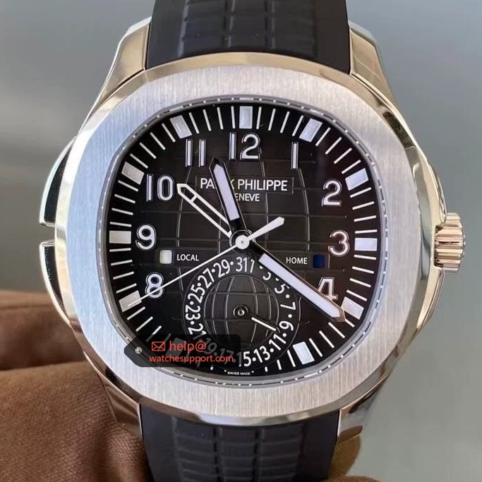 Patek Philippe Aquanaut 5164A-001 Black Grenade Travel Time Automatic
