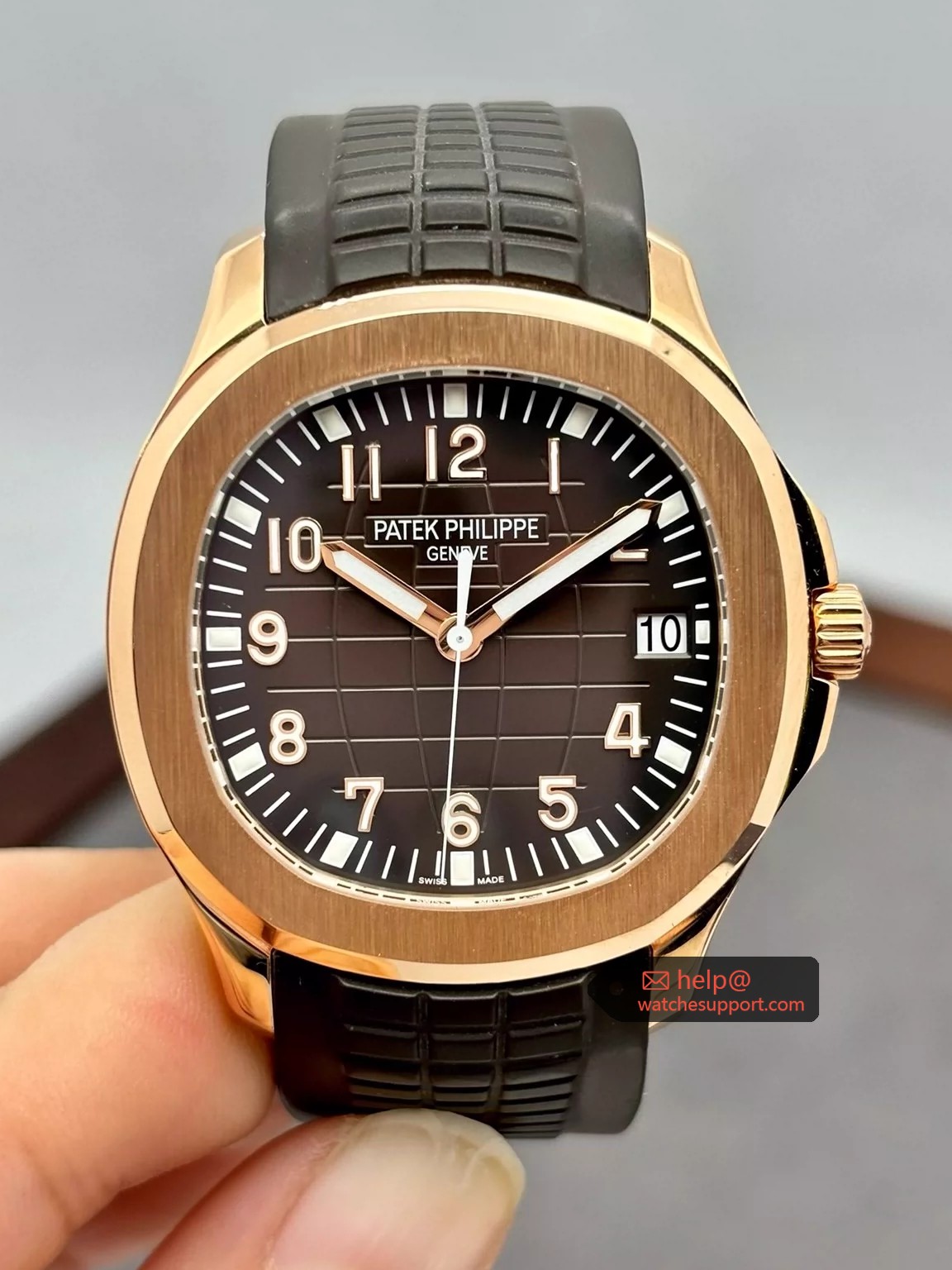 Patek Philippe Aquanaut 5167R-001 Rose Gold Brown Grenade