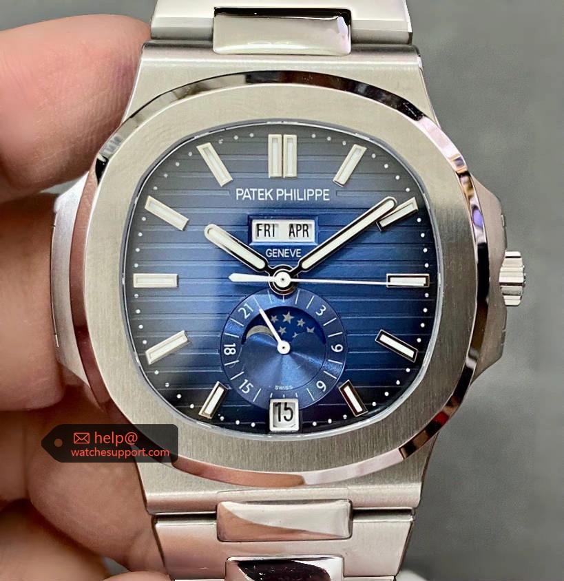 Patek Philippe Nautilus 5726/1A-014 Blue Dial Annual Calendar Moonphase