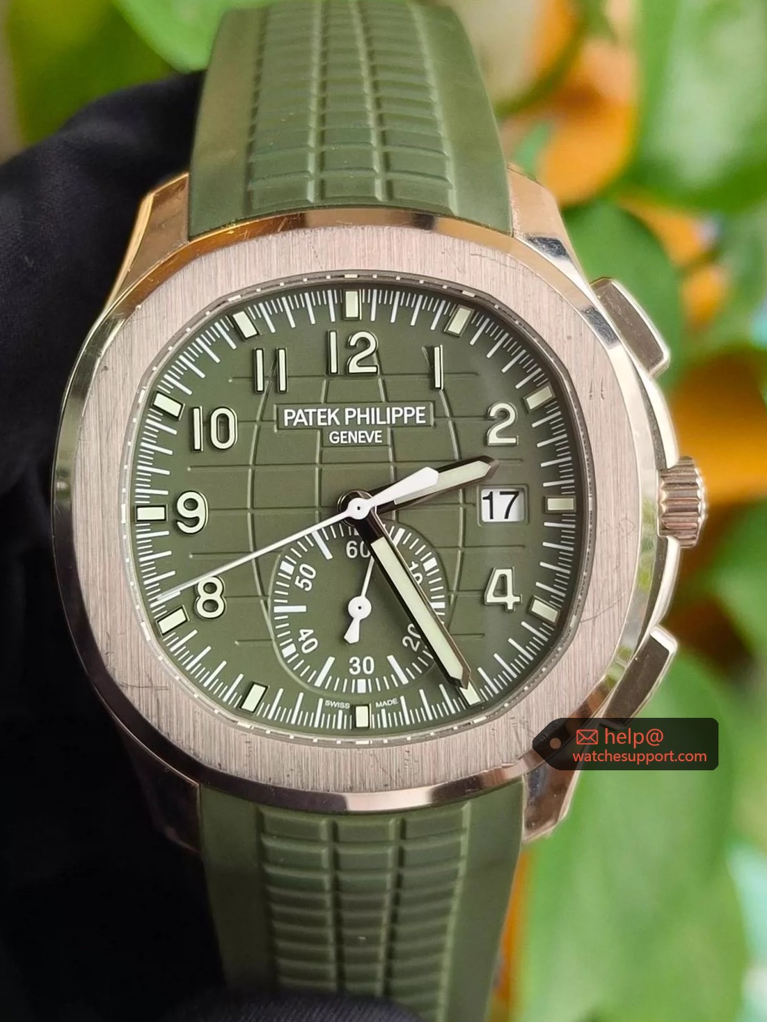 Patek Philippe Aquanaut 5968G-010 Green Grenade Chronograph