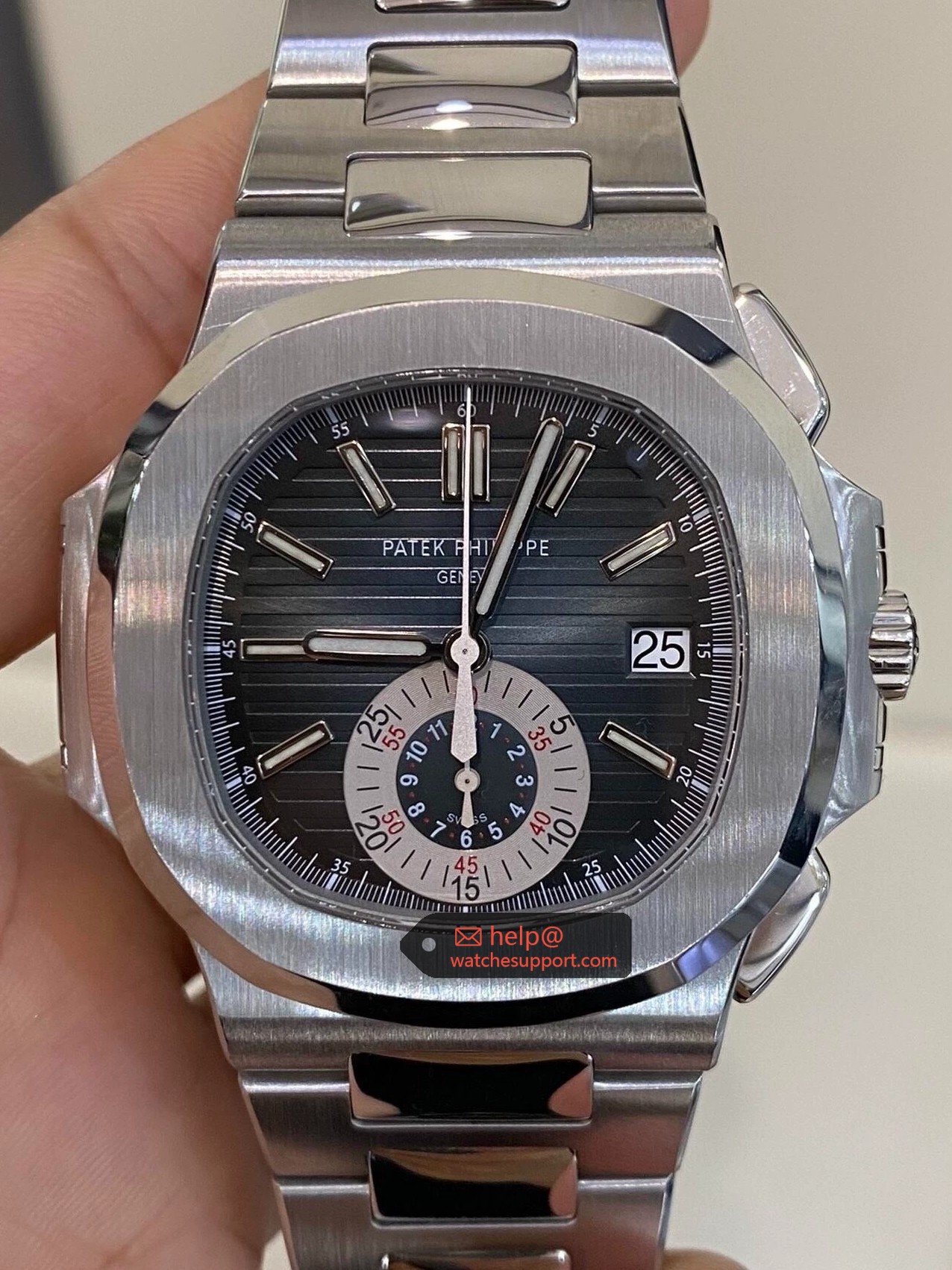 Patek Philippe Nautilus 5980/1A Black Dial Chronograph