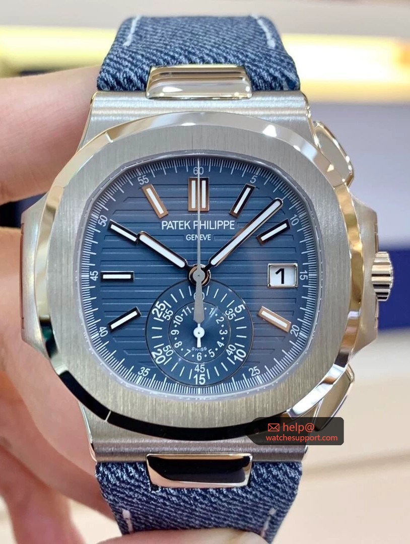 Patek Philippe Nautilus 5980/1A Denim Blue Sport Elegance Series