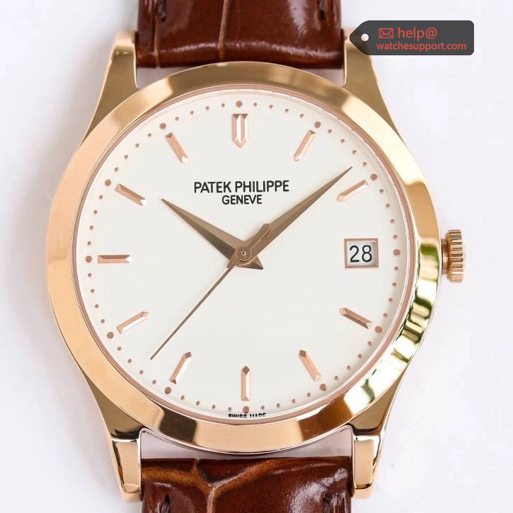 Patek Philippe Calatrava 5296R-001 Rose Gold White Dial