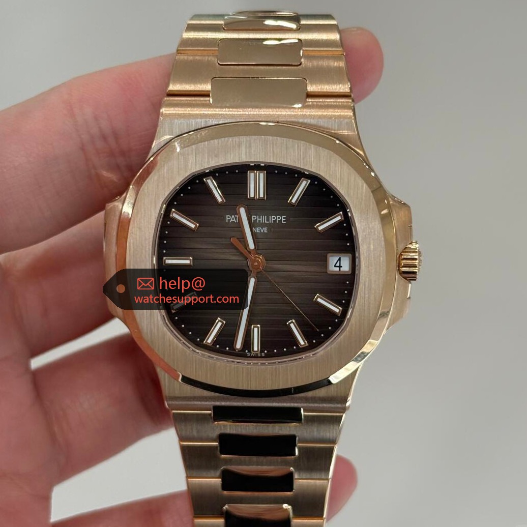 Patek Philippe Nautilus 5711/1R Rose Gold Brown Dial