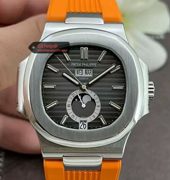 Patek Philippe Nautilus 5726A-001 Black Gradient Dial Annual Calendar Moonphase