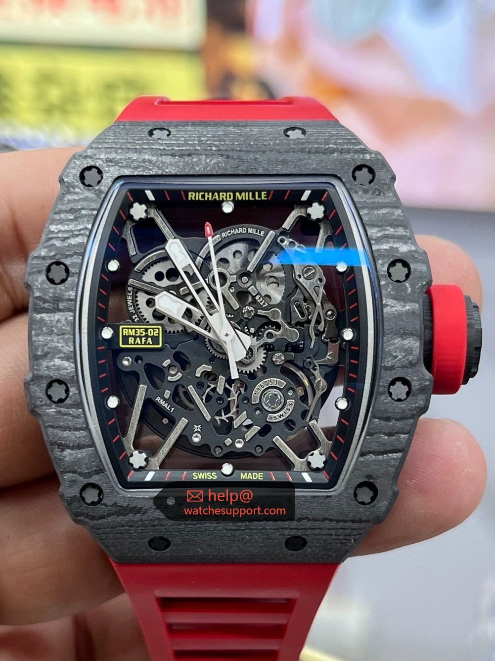 Richard Mille RM 35-02 Rafael Nadal Red Rubber