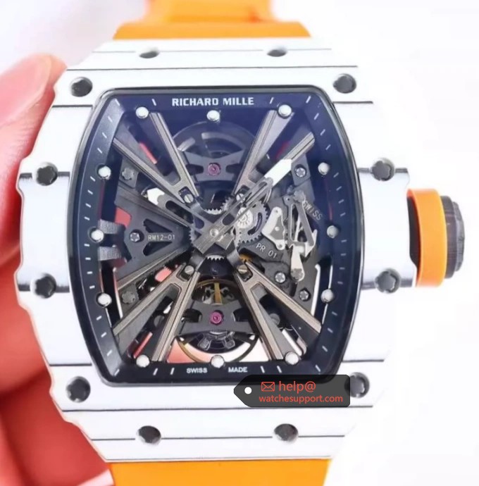 Richard Mille RM 12-01 Tourbillon White Case Skeleton