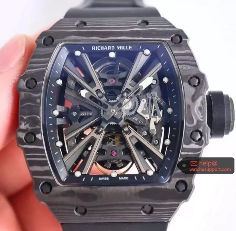 Richard Mille RM 12-01 Black Tourbillon Carbon Fiber