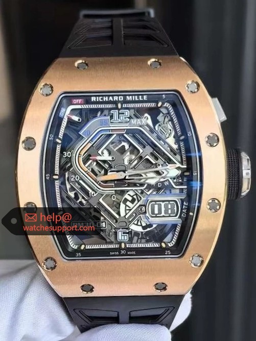 Richard Mille RM 30-01 Skeletonized Rose Gold Titanium with Declutch Rotor