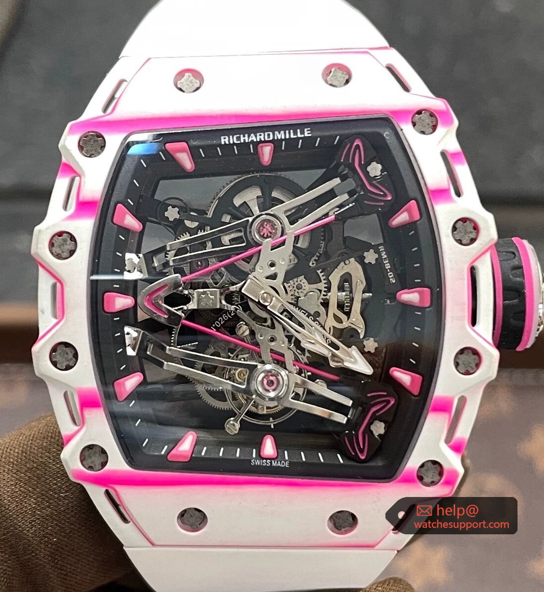 Richard Mille RM 38-02 Pink NTPT Tourbillon Nadal Limited Edition