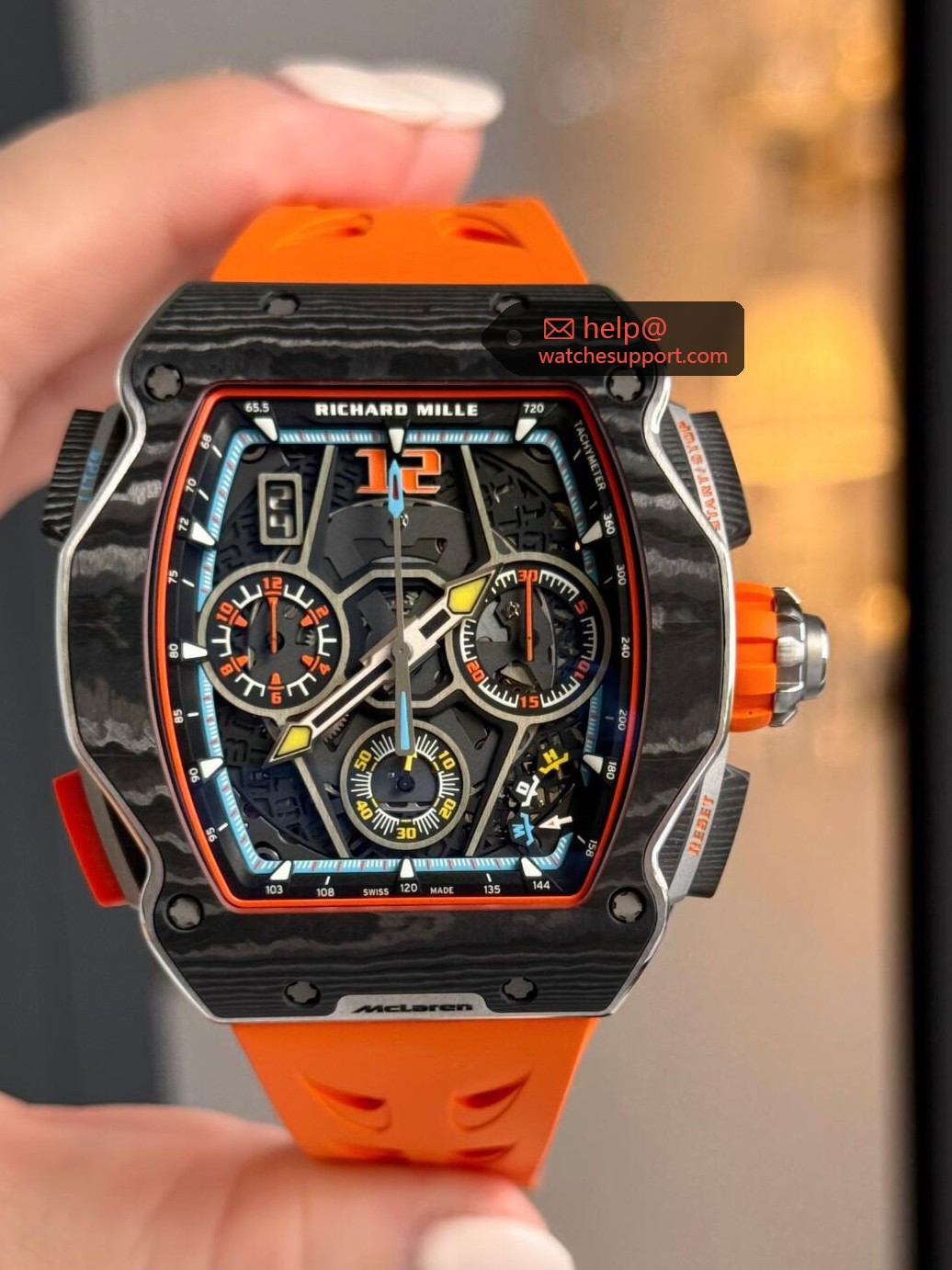 Richard Mille RM 65‑01 McLaren W1 Black NTPT Carbon
