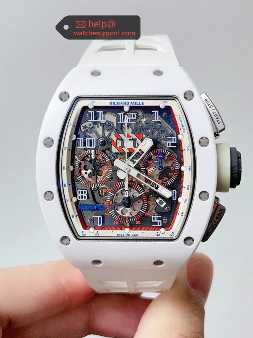 Richard Mille RM 011 Asia Limited White Ceramic Skeleton