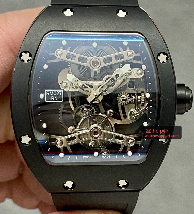 Richard Mille RM 027 RN Rafael Nadal Black Skeleton Tourbillon