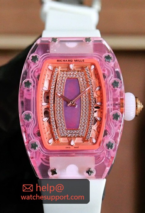 Richard Mille RM07-02 Pink Crystal Case Mother of Pearl Dial Richard Mille RM07-02 Pink Crystal Case Mother of Pearl Dial