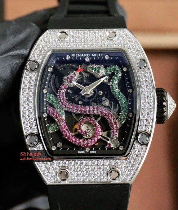 Richard Mille RM 26-01 Black Sapphire Dial Snake Diamond