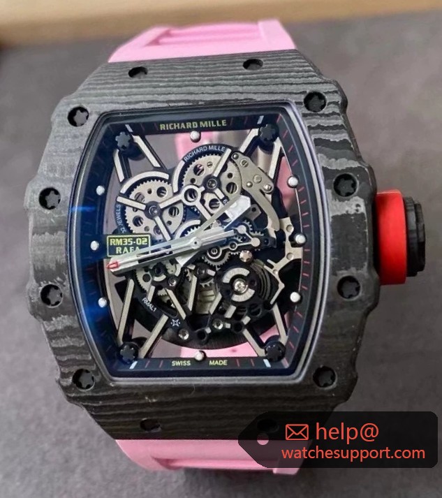 Richard Mille RM 35-02 Pink Barrel Carbon Fiber