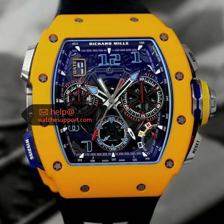 Richard Mille RM 65‑01 Yellow TPT Split‑Seconds Chronograph