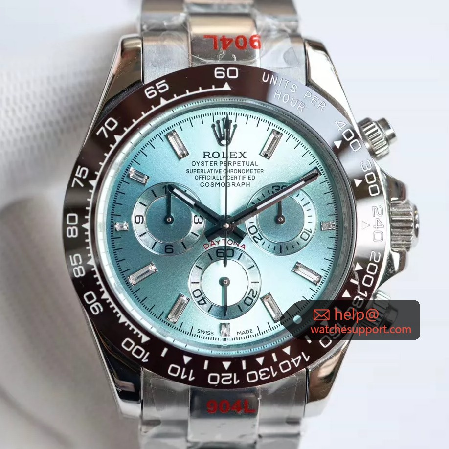 Rolex Daytona 116508 Ice Blue 2N18 Gold Electroplating 40mm