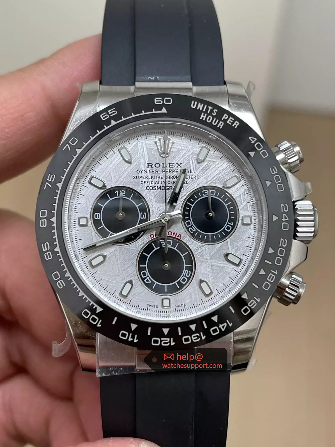 Rolex Daytona 116519LN VVS Meteorite Dial 40mm Custom