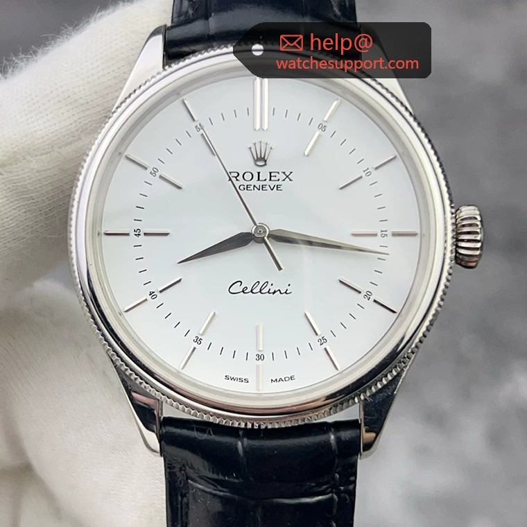Rolex Cellini 50509 White Dial Automatic Mechanical 39mm
