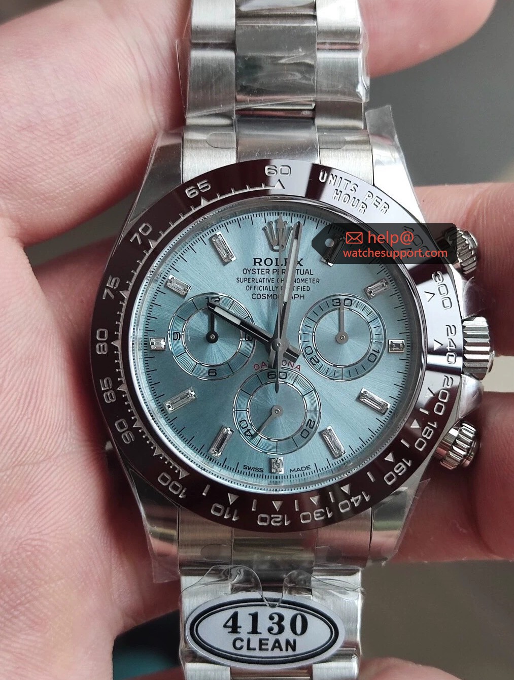Rolex Daytona 116506 Ice Blue 40mm Diamond Markers