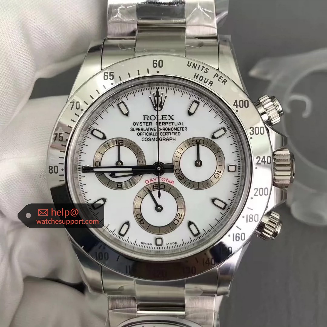 Rolex Daytona 116520 White Steel 40mm