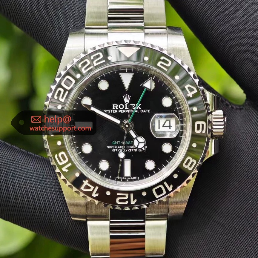 Rolex GMT Master II 116710 Black Dial Green Hand 40mm