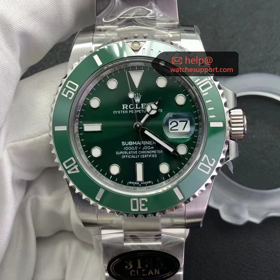 Rolex Submariner 116610LV Hulk Green Dial 40mm
